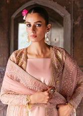 Arzoo By Zarqash Festive Embroidered Net 3 Piece Unstitched Suit ZQ25AF D-03 MEHAR